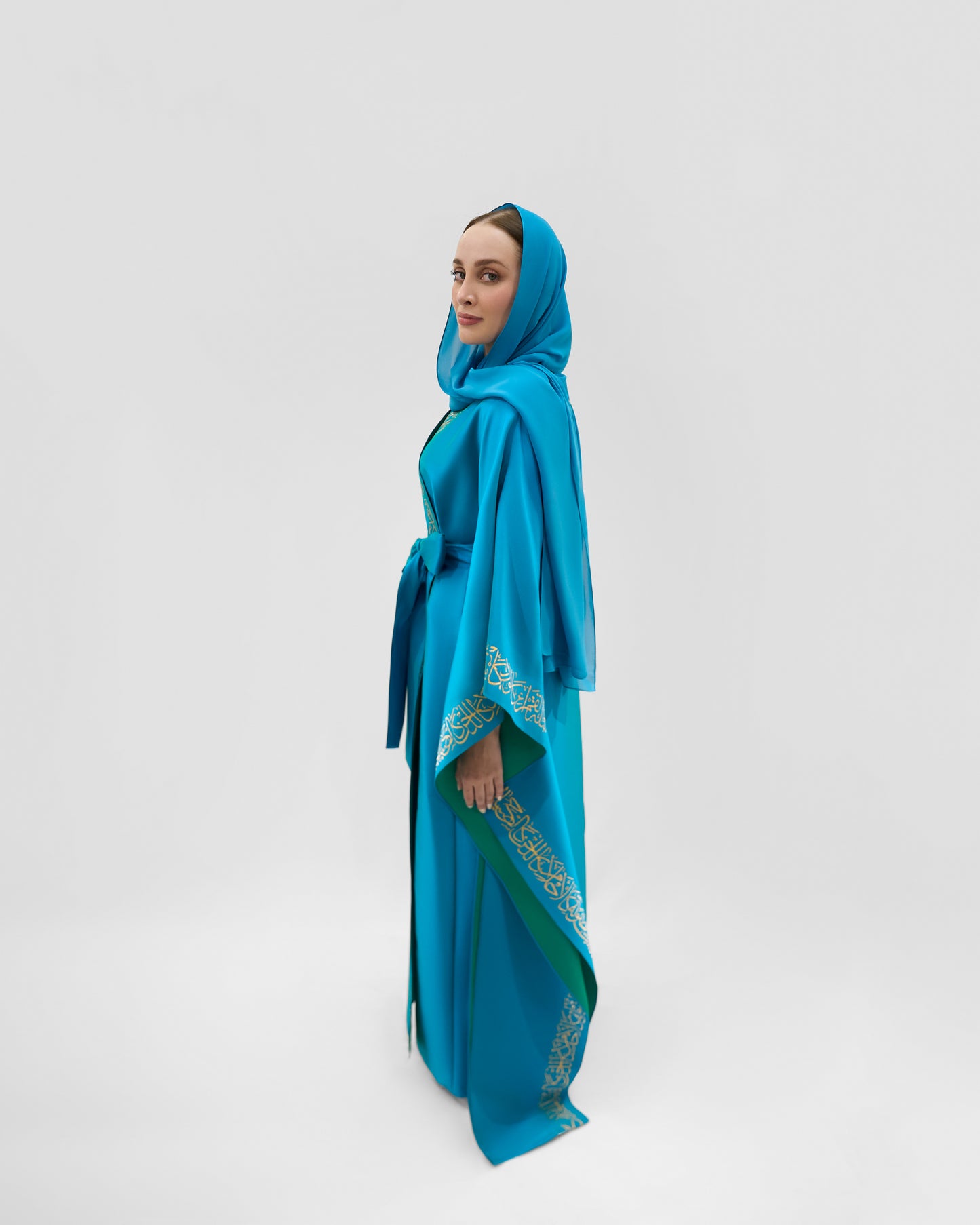 Abayas & Kaftans Teal Blue