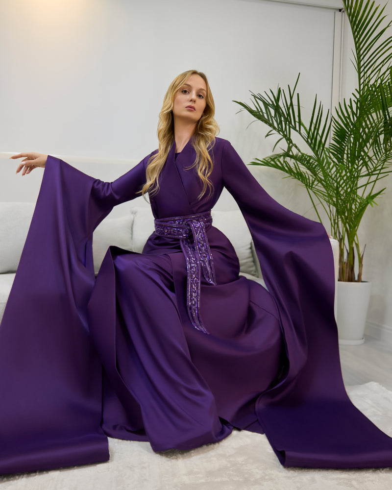 Abayas & Kaftans Purple3